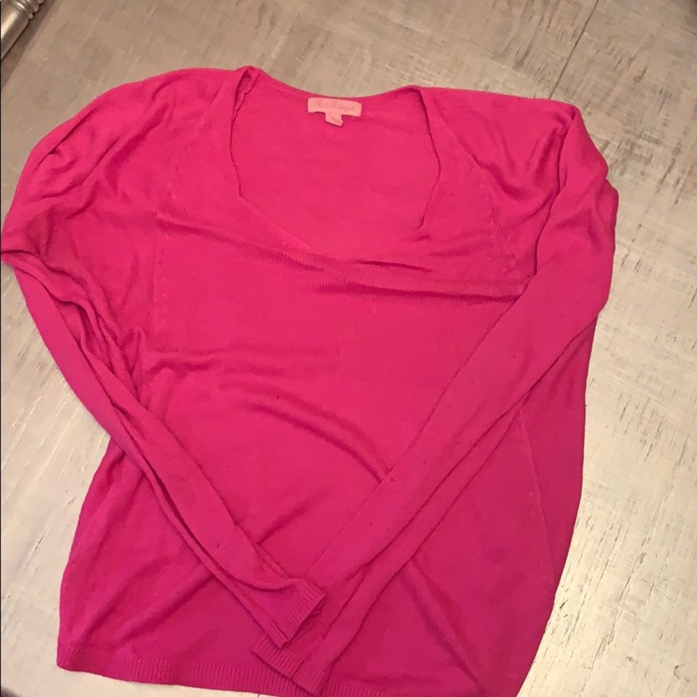 Pink Lilly Pulitzer sweater